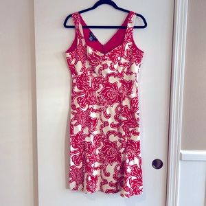 Like New! Beautiful Wedding Guest Floral Print Summer Dress Size 6